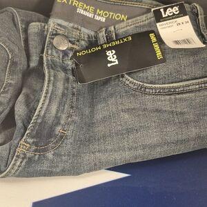Lee Men's Blue Straight Leg Jeans